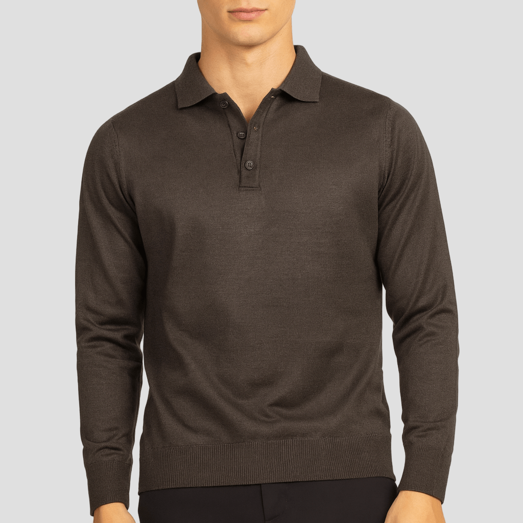 Rinaldi | Maglia Polo in Lana Elegante